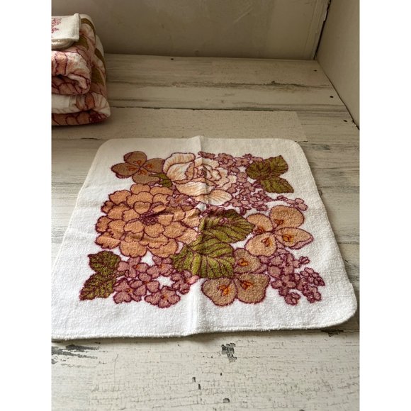 Fieldcrest pink cream towel set vintage - Picture 2 of 4